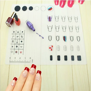 1Pc Nail Art DIY Silicone Exercise Table Mat Nail polish Gel Painting Practice Workspace For Making Nail Polish Decals Tool
1Pc Nail Art DIY Silicone Exercise Table Mat Nail polish Gel Painting Practice Workspace For Making Nail Polish Decals Tool