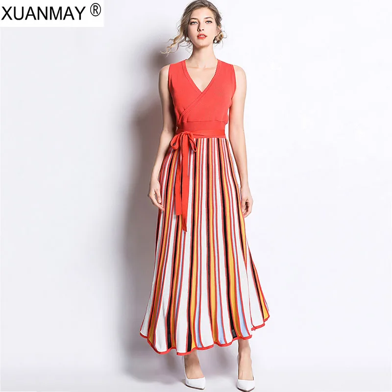 Summer Sweater Dress 2019 Over the knee long style Sweater Dress Elegant maxi Sweater dress Sexy stripes knitting Dress women
Summer Sweater Dress 2019 Over the knee long style Sweater Dress Elegant maxi Sweater dress Sexy stripes knitting Dress women