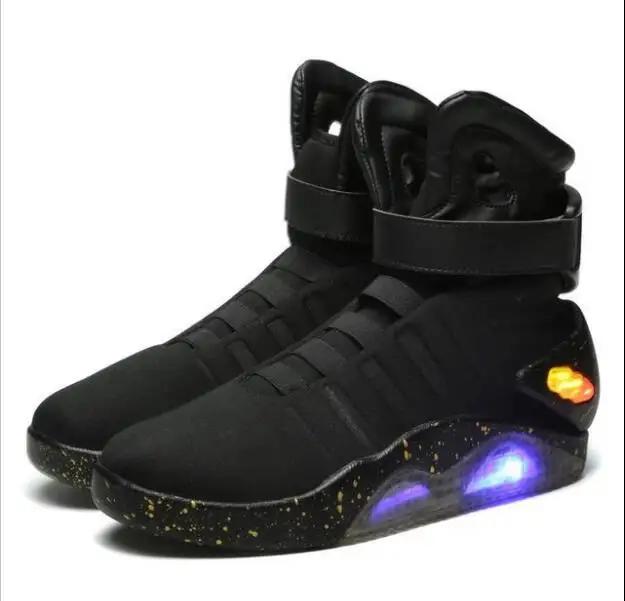 men sneakers High quality "Back to Future" led glowing shoes for men COsplay high top shoes Men basketball shoes Led light shoe
men sneakers High quality "Back to Future" led glowing shoes for men COsplay high top shoes Men basketball shoes Led light shoe