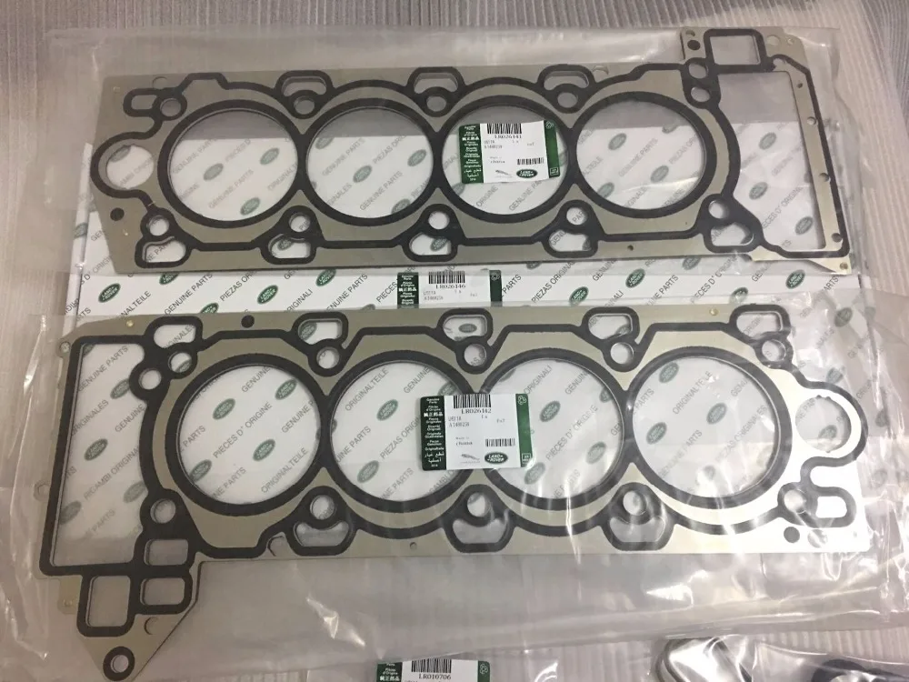 LR026141 LR026142 LR010882 LR078819 LR010789 LR014345 LR011220 LR011586 LR011585 head gasket kit for land rover 5.0 V8