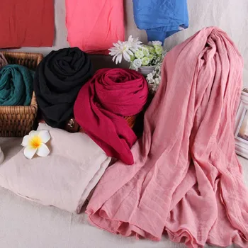 Women Long Scarf Solid Color Cotton Scarves Muslim Hijab Muffler Scarf Candy Color Retro Tassels Womens Scarves
Women Long Scarf Solid Color Cotton Scarves Muslim Hijab Muffler Scarf Candy Color Retro Tassels Womens Scarves
