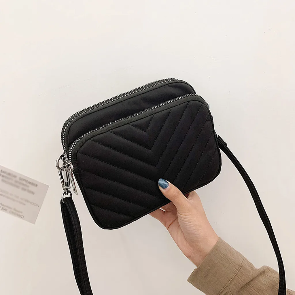 OCARDIAN Handbag Fashion Ladies Soft Nylon Large Capacity Mummy Bag Pure color Zipper Shoulder Bag Messenger Bag dropship a12
OCARDIAN Handbag Fashion Ladies Soft Nylon Large Capacity Mummy Bag Pure color Zipper Shoulder Bag Messenger Bag dropship a12