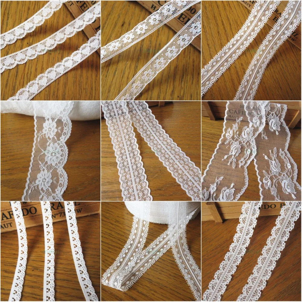 10yards/Lot 1-8cm White Gauze Net Lace Flower Embroidered Fabric Lace Ribbon Handmade DIY Wedding Dress Sewing Craft Decoration
10yards/Lot 1-8cm White Gauze Net Lace Flower Embroidered Fabric Lace Ribbon Handmade DIY Wedding Dress Sewing Craft Decoration