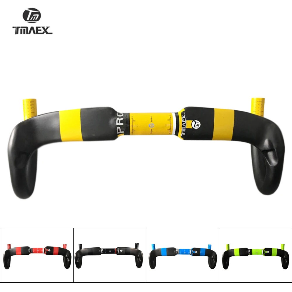 TMAEX Yellow Full Carbon Handlebar New Top Carbon Fiber Road Bike Bar UD Carbon Bent Bar Handlebar Bicycle Parts Ultra light
TMAEX Yellow Full Carbon Handlebar New Top Carbon Fiber Road Bike Bar UD Carbon Bent Bar Handlebar Bicycle Parts Ultra light