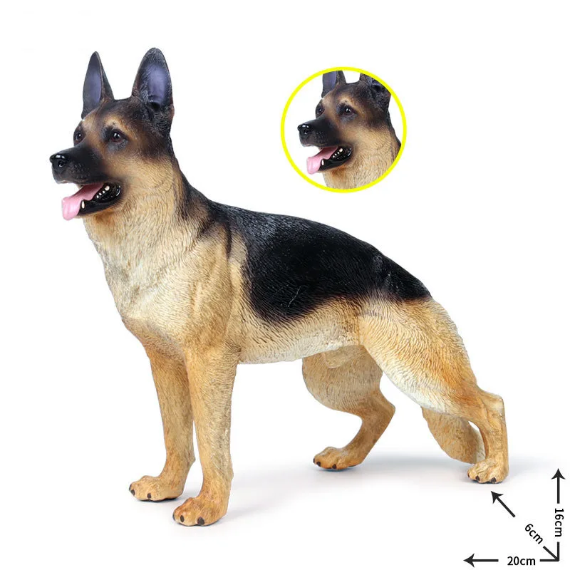 German Shepherd Dog PVC ChildrenToys Simulation Static Solid Animal Model 20*6*16CM
German Shepherd Dog PVC ChildrenToys Simulation Static Solid Animal Model 20*6*16CM