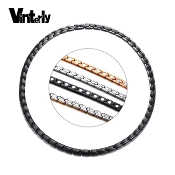 Vinterly Black Long Necklace Women Mens Chain Stainless Steel Energy Magnetic Necklaces & Pendants 2018 Fashion Long Necklaces
Vinterly Black Long Necklace Women Mens Chain Stainless Steel Energy Magnetic Necklaces & Pendants 2018 Fashion Long Necklaces