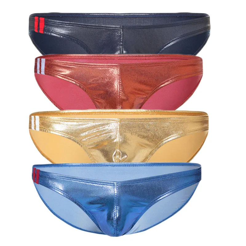4PCS/Lot Sexy Men Underwear Male Briefs Faux Leather Gay Mens Underpants Bikini cueca Shorts ropa interior hombre Panties Brief
4PCS/Lot Sexy Men Underwear Male Briefs Faux Leather Gay Mens Underpants Bikini cueca Shorts ropa interior hombre Panties Brief
