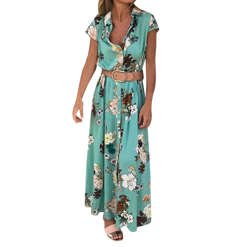 Fashion Summer Boho Print Long Dress Work Office Dress Loose Sundress Holliday Women Casual Evening Party Dress Vestido de festa
Fashion Summer Boho Print Long Dress Work Office Dress Loose Sundress Holliday Women Casual Evening Party Dress Vestido de festa