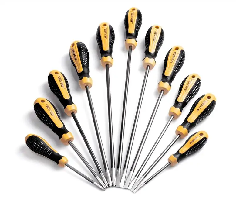 R'DEER TOOL high quality straight/cross screwdriver screw openner with rubber non-slip explosion-proof handle 3/4/5/6/MM
R'DEER TOOL high quality straight/cross screwdriver screw openner with rubber non-slip explosion-proof handle 3/4/5/6/MM