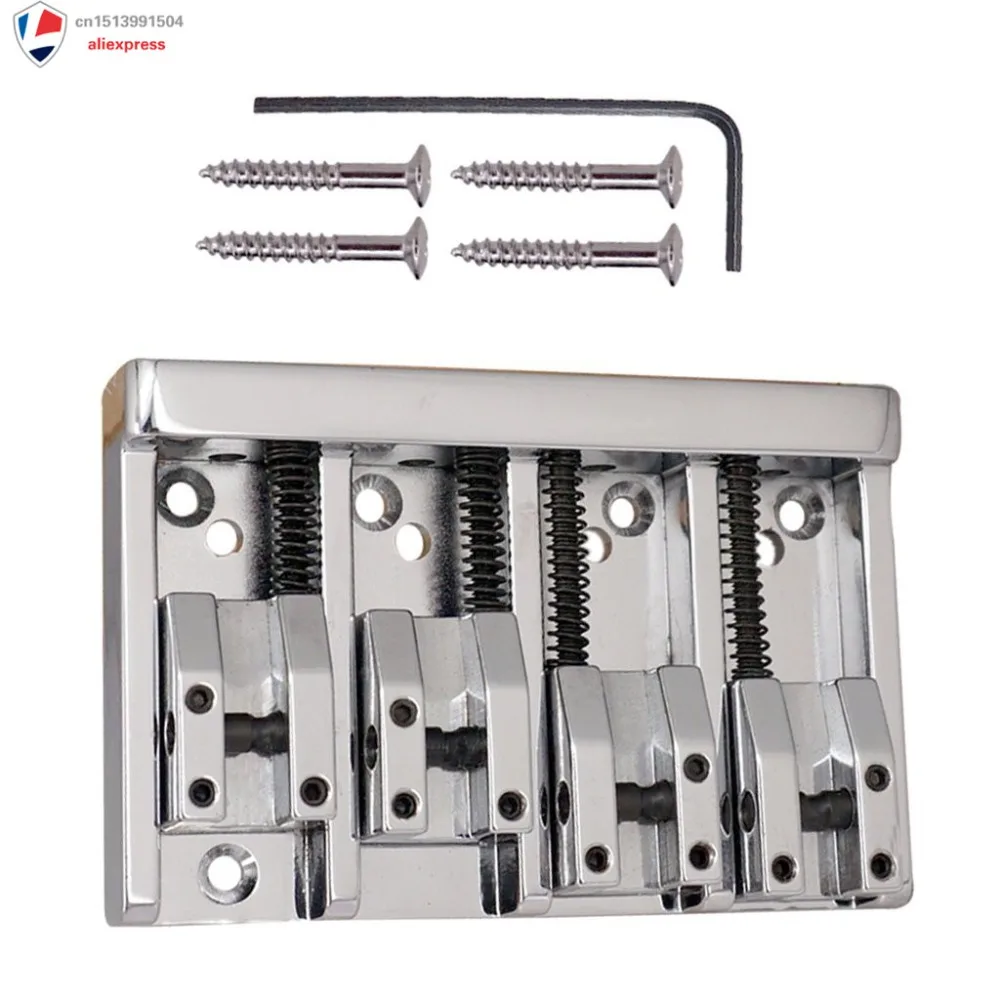 High Quality Vintage Bass Roller Saddle Bridge Tailpieces with Screws Set for 4-String Electric Bass Parts
High Quality Vintage Bass Roller Saddle Bridge Tailpieces with Screws Set for 4-String Electric Bass Parts