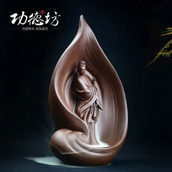 Hight Quality Guanyin Bodhisattva Backflow Incense Burner Ceramic Aroma Furnace Burner Smoke Beautiful Box
Hight Quality Guanyin Bodhisattva Backflow Incense Burner Ceramic Aroma Furnace Burner Smoke Beautiful Box