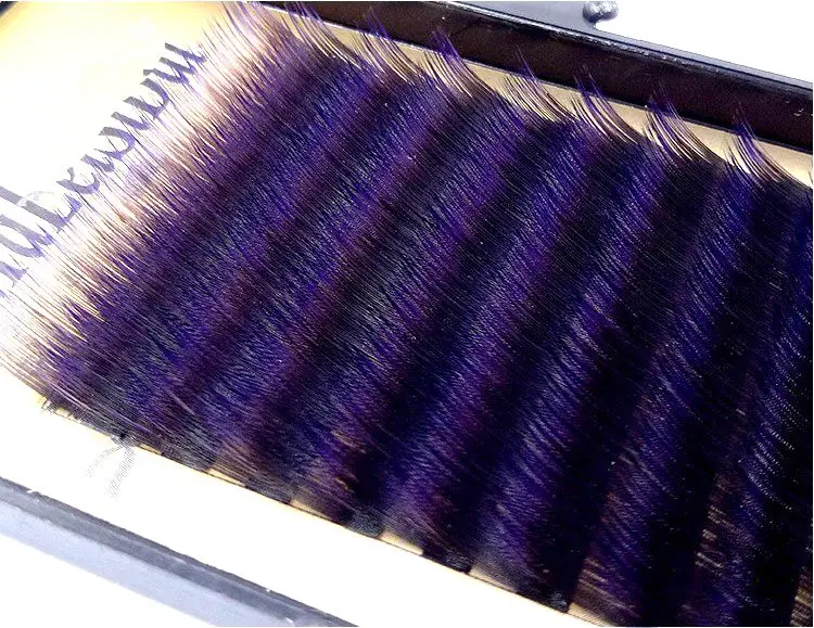 HBZGTLAD C/D curl 0.1mm 8-14 false lashes Gradient purple color eyelash individual colored lashes Faux volume eyelash extensions
HBZGTLAD C/D curl 0.1mm 8-14 false lashes Gradient purple color eyelash individual colored lashes Faux volume eyelash extensions