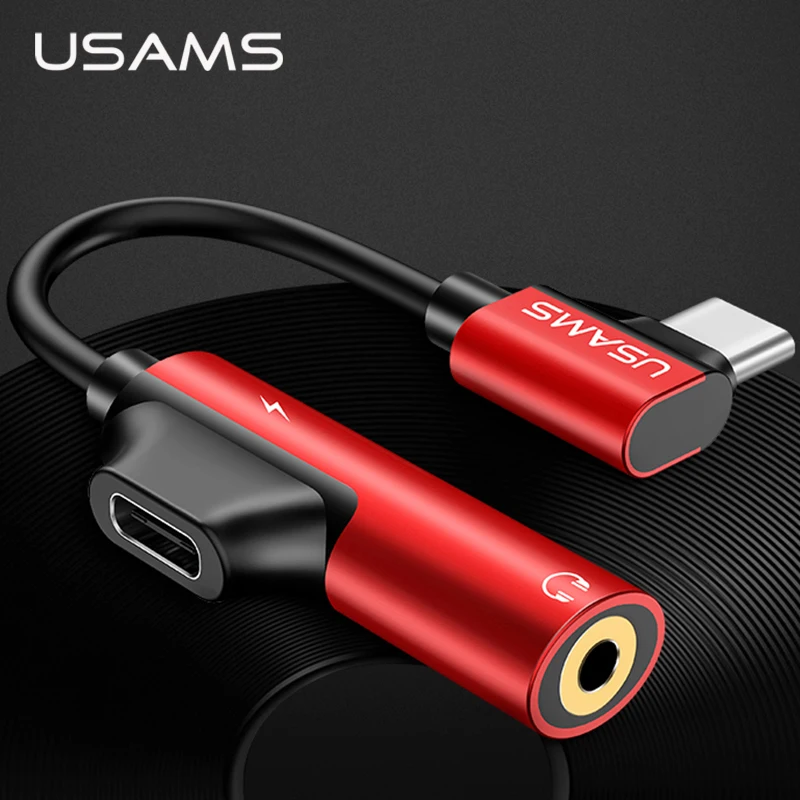 USAMS Type C 3.5mm Earphone Lighting Audio Converter Jack 3.5mm to Type C Adapter 2 in 1 Aux Cable Charging&Listening USB C OTG
USAMS Type C 3.5mm Earphone Lighting Audio Converter Jack 3.5mm to Type C Adapter 2 in 1 Aux Cable Charging&Listening USB C OTG