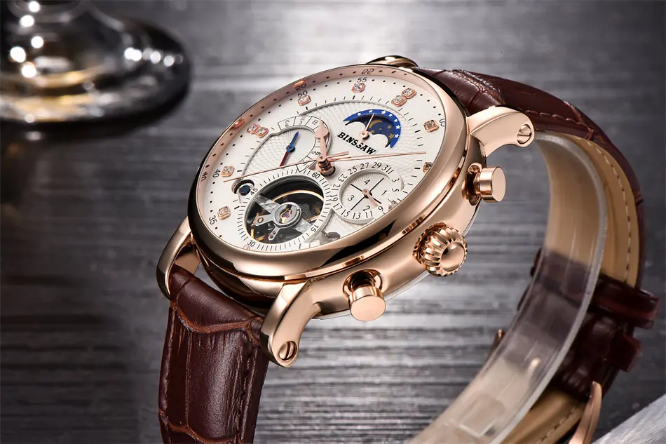 Mechanical Luxury Tourbillon Automatic Watch
