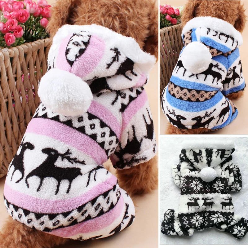 Pet Dog Clothes Dog Dress Pattern Coral Velvet Deer Christmas Puppy Clothes Autumn And Winter Snowflake Soft Fleece Chihuahua
Pet Dog Clothes Dog Dress Pattern Coral Velvet Deer Christmas Puppy Clothes Autumn And Winter Snowflake Soft Fleece Chihuahua