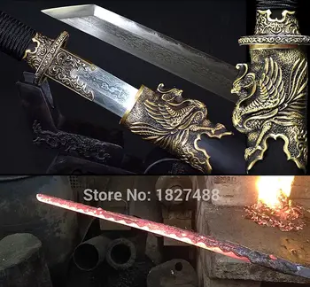 Top Quallty Folded Pattern Steel Clay Tempered Blade Sharp Chinese Sword Katana Battle -Kung Fu China Tang Dynasty Battle Dao
Top Quallty Folded Pattern Steel Clay Tempered Blade Sharp Chinese Sword Katana Battle -Kung Fu China Tang Dynasty Battle Dao