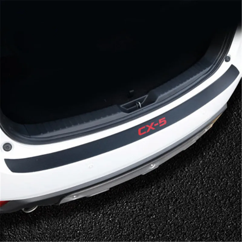 Car Styling leather Carbon fiber Stying After guard Rear Bumper Trunk Guard Plate For Mazda CX-5 CX5 2017 2018 Second generation
Car Styling leather Carbon fiber Stying After guard Rear Bumper Trunk Guard Plate For Mazda CX-5 CX5 2017 2018 Second generation