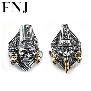 FNJ 925 Silver Punk Ring New Fashion China Skull Original S925 Sterling Silver Rings for Men Jewelry Adjustable Size USA 8-12.5
FNJ 925 Silver Punk Ring New Fashion China Skull Original S925 Sterling Silver Rings for Men Jewelry Adjustable Size USA 8-12.5