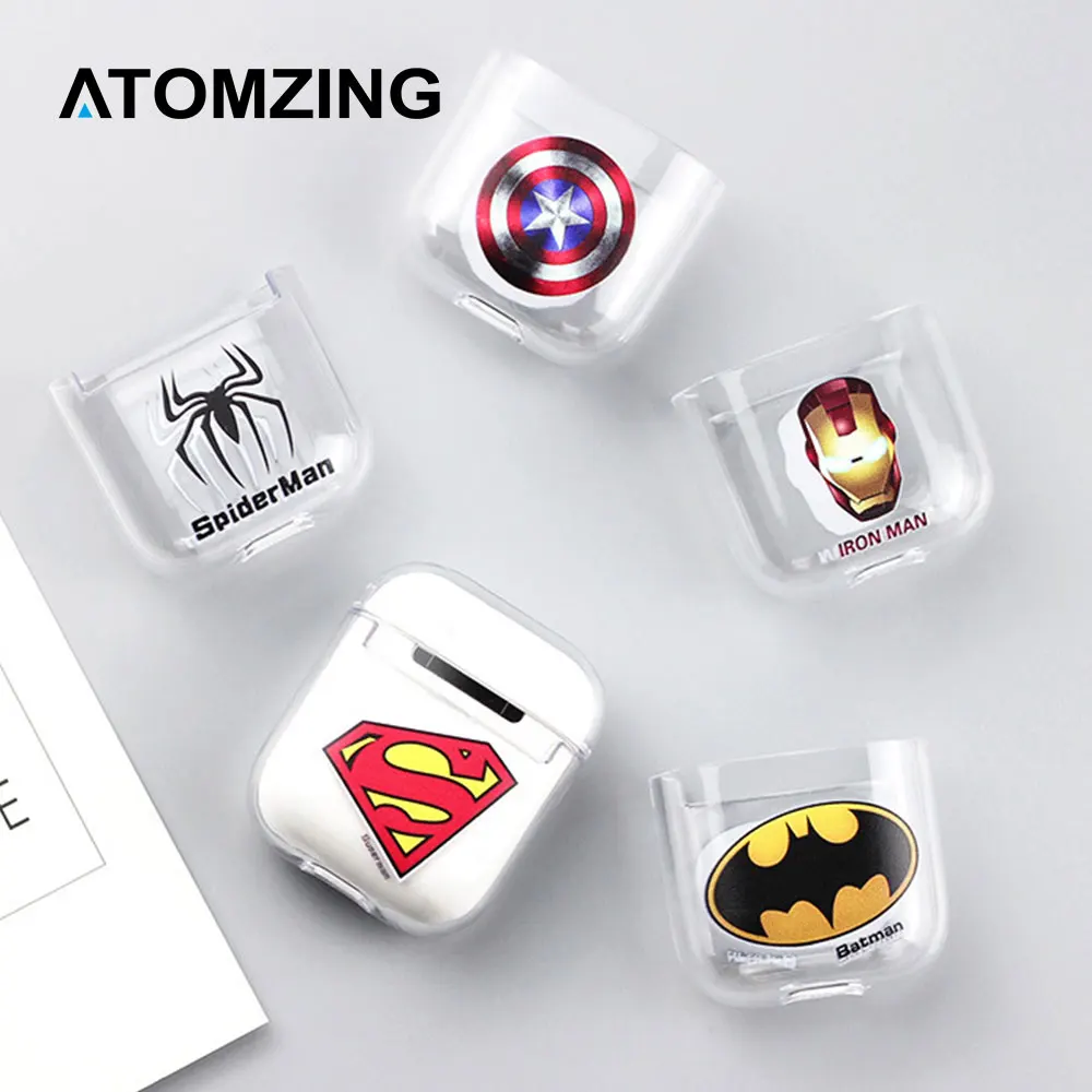 Marvel Captain America Shield Superhero Case Cover for Apple Airpods Spiderman Case Cute Wireless Bluetooth Earphone Cover
Marvel Captain America Shield Superhero Case Cover for Apple Airpods Spiderman Case Cute Wireless Bluetooth Earphone Cover