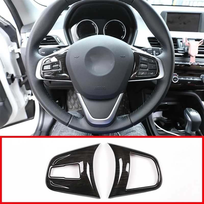 Car Accessories Interior Steering Wheel Button Frame Trim For BMW X1 F48 2016-2019/X2 f47 2018-2019 Black Wood Grain ABS 2 Pcs
Car Accessories Interior Steering Wheel Button Frame Trim For BMW X1 F48 2016-2019/X2 f47 2018-2019 Black Wood Grain ABS 2 Pcs