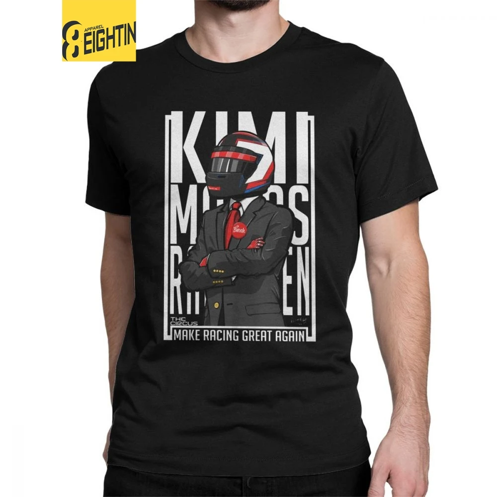 Men Bwoah Kimi Raikkonen T Shirt For President T-Shirts Fashion Round Neck Short Sleeve Tops Purified Cotton Tees Summer Style
Men Bwoah Kimi Raikkonen T Shirt For President T-Shirts Fashion Round Neck Short Sleeve Tops Purified Cotton Tees Summer Style
