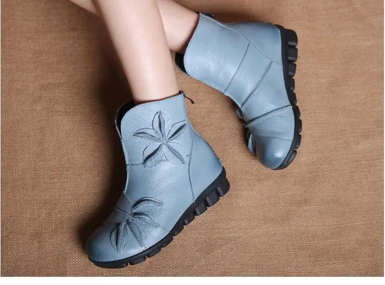 2021 Spring Summer Ankle Boots Genuine Leather Boots Shoes Retro Comfortable Boots Boots A Handmade Flowers
2021 Spring Summer Ankle Boots Genuine Leather Boots Shoes Retro Comfortable Boots Boots A Handmade Flowers