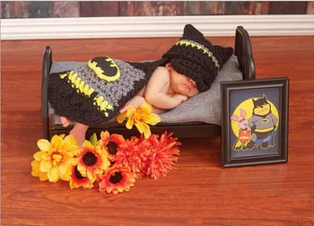 newborn photography prop baby black Batman caps , baby Handmade crochet Batman hat & Cover Set ,
newborn photography prop baby black Batman caps , baby Handmade crochet Batman hat & Cover Set ,
