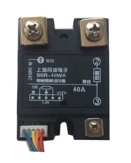 Single-phase solid-state regulator SSR-60WA, temperature, voltage, speed, 4-20MA, 1-5V
Single-phase solid-state regulator SSR-60WA, temperature, voltage, speed, 4-20MA, 1-5V