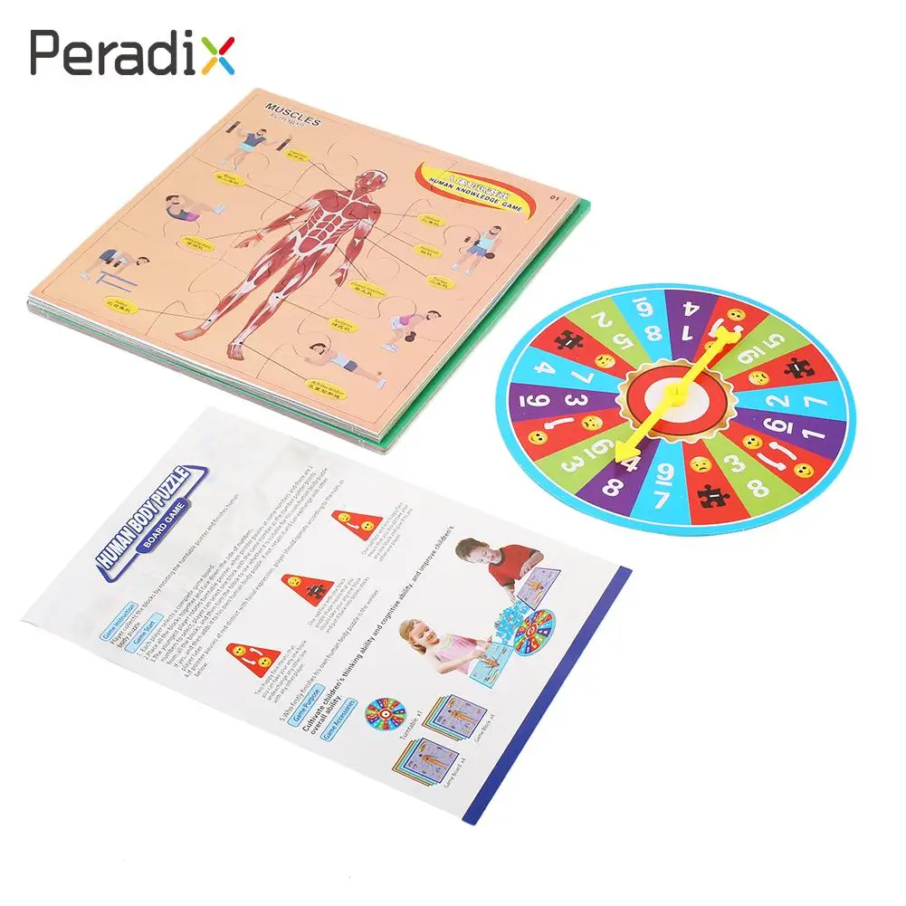 Body Board Human Anatomy Game Puzzle Colorful Educational Plastic Names 3D Flat Elementary School Development Model
Body Board Human Anatomy Game Puzzle Colorful Educational Plastic Names 3D Flat Elementary School Development Model