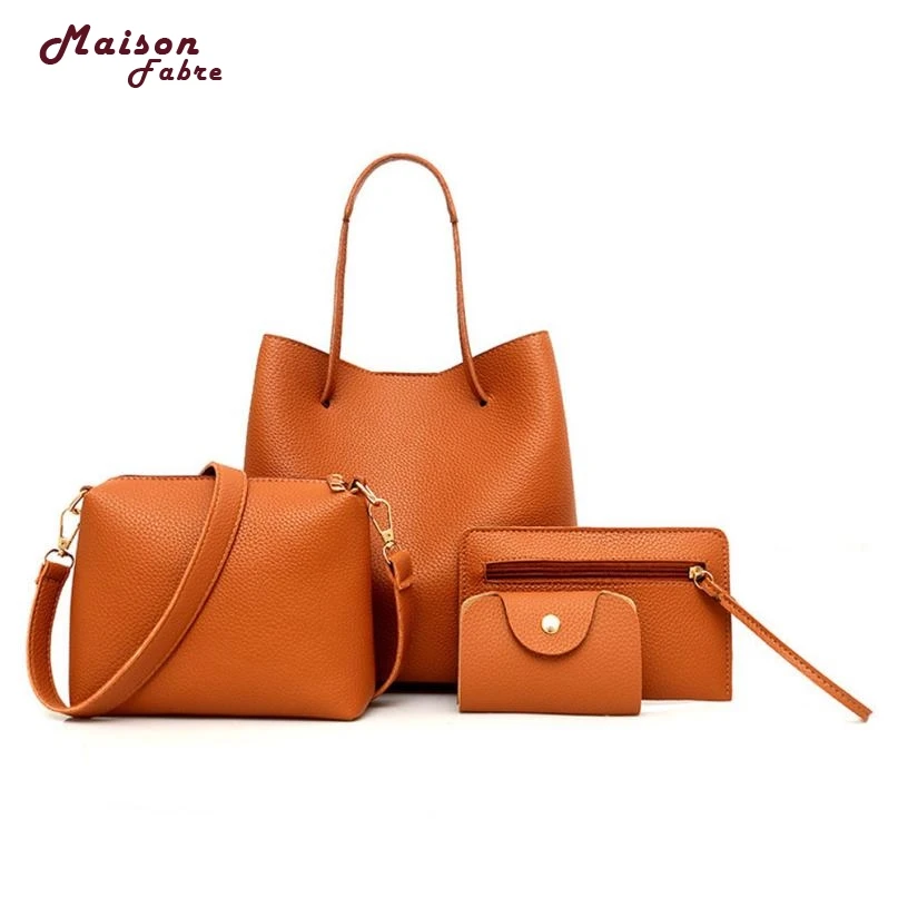 Maison Fabre Casual Bags 4Pcs For Shoulder Bag Women Leather Handbag Crossbody Bags For Women Messenger Bag Card Dropshipping
Maison Fabre Casual Bags 4Pcs For Shoulder Bag Women Leather Handbag Crossbody Bags For Women Messenger Bag Card Dropshipping