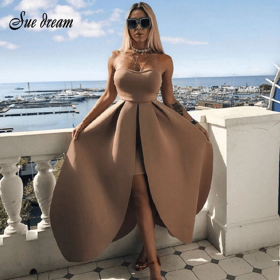 2019 Summer New Sexy Strapless Long Dress Elegant Sleeveless Asymmetrical Butterfly Split Fork Party Club Dress
2019 Summer New Sexy Strapless Long Dress Elegant Sleeveless Asymmetrical Butterfly Split Fork Party Club Dress