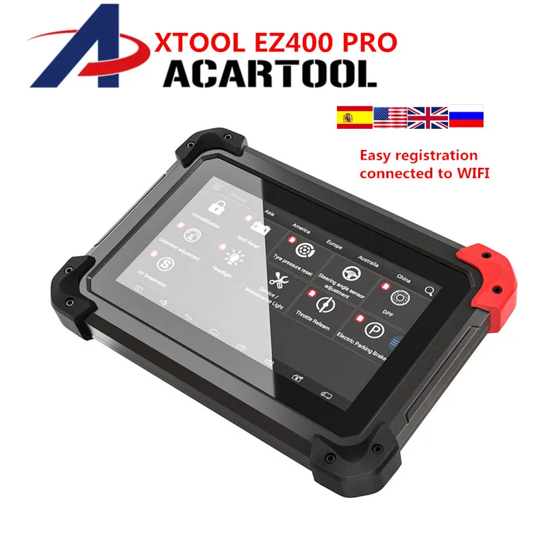 Original XTOOL EZ400 PRO Tablet Diagnostic Tool Support Key Program ,Odometer Adjustment and Airbag Reset EZ400PRO
Original XTOOL EZ400 PRO Tablet Diagnostic Tool Support Key Program ,Odometer Adjustment and Airbag Reset EZ400PRO