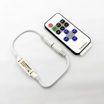 DC12V 11keys RF Mini Wireless Controller Switch LED Dimmer with Remote Switch Mini In-line LED Light Controller/Dimmer
DC12V 11keys RF Mini Wireless Controller Switch LED Dimmer with Remote Switch Mini In-line LED Light Controller/Dimmer