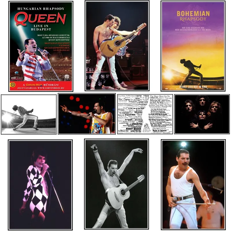 Queen Poster Freddie Mercury Art Poster Classic White Paper Queen Posters Home Decor wall stickers room decor B10
Queen Poster Freddie Mercury Art Poster Classic White Paper Queen Posters Home Decor wall stickers room decor B10