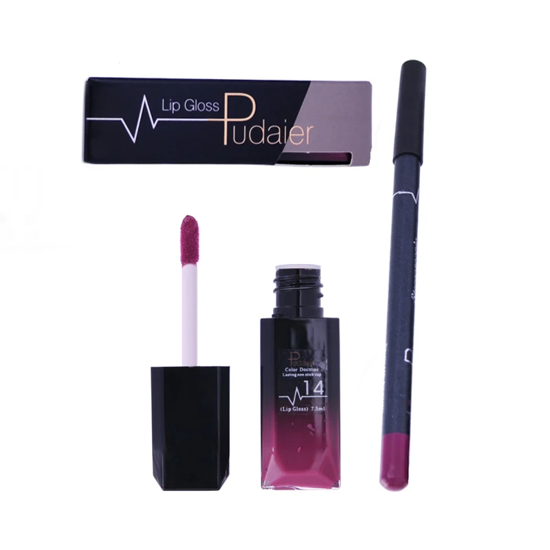 Pudaier Liquid Lipstick Lips Pigment Kit Waterproof Matte Lipliner Pen Lip Gloss Cosmetics Batom Makeup Set Lip Liner Pencil
Pudaier Liquid Lipstick Lips Pigment Kit Waterproof Matte Lipliner Pen Lip Gloss Cosmetics Batom Makeup Set Lip Liner Pencil