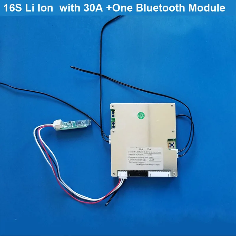 16S 60V Smart Bluetooth li ion battery BMS or 48V Lifepo4 Battery PCB with 30A or 50A Current UART Communication
16S 60V Smart Bluetooth li ion battery BMS or 48V Lifepo4 Battery PCB with 30A or 50A Current UART Communication