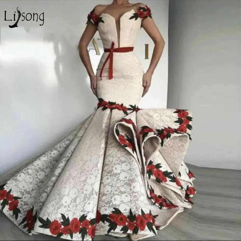Vintage 2019 Lace Mermaid Evening Dresses With Floral Appliques Long Elegant Prom Gowns Ruffles Formal Dress Vestidos De Novia
Vintage 2019 Lace Mermaid Evening Dresses With Floral Appliques Long Elegant Prom Gowns Ruffles Formal Dress Vestidos De Novia