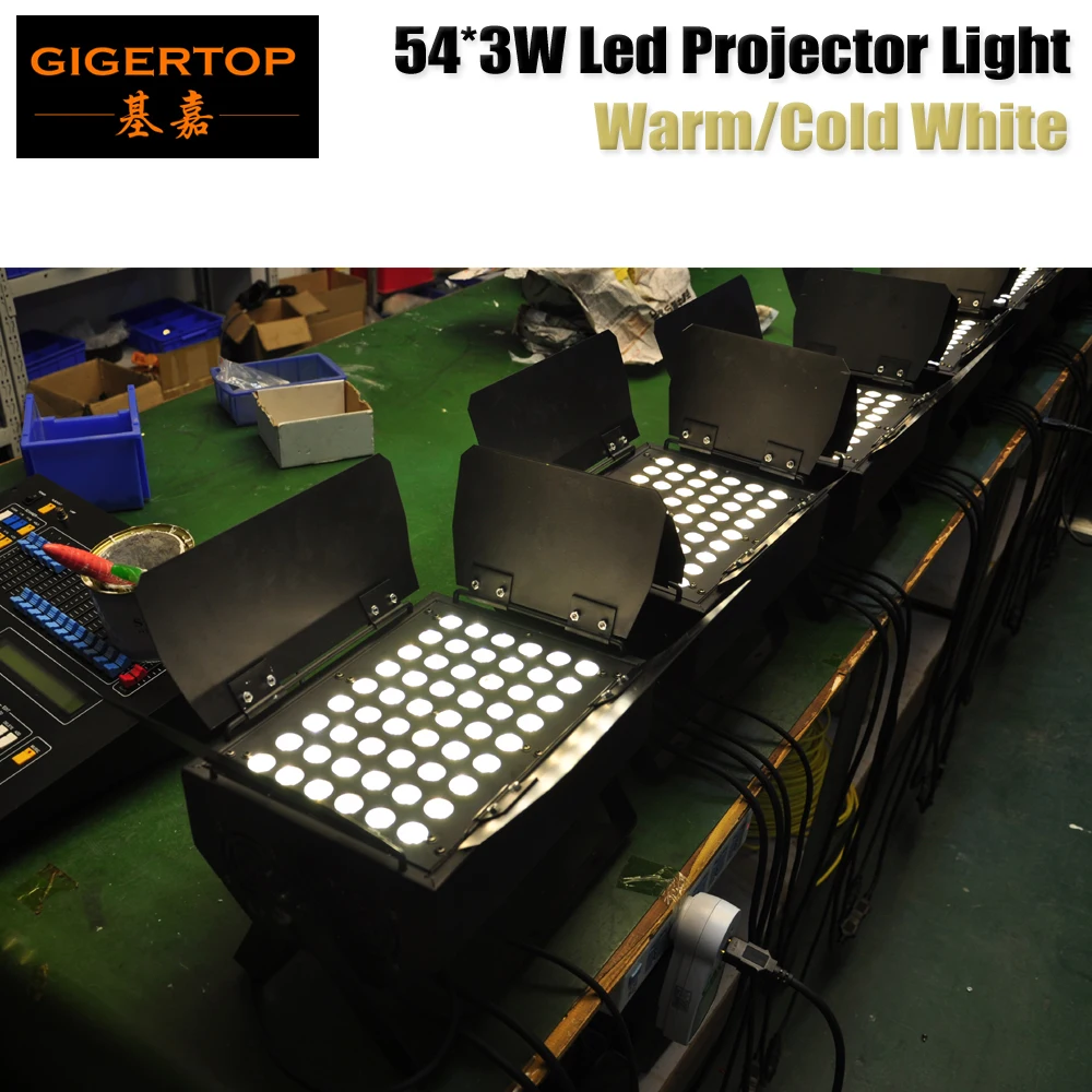 Discount Price 10 Unit TP-W5403C Warm White 54x3W True Power Flood Track Fixture With Barndoor 110V-220V DMX Control Lighting
Discount Price 10 Unit TP-W5403C Warm White 54x3W True Power Flood Track Fixture With Barndoor 110V-220V DMX Control Lighting