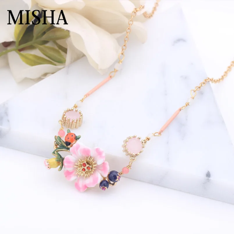 MISHA 2019 Luxury Jewelry Sets Ladies Romantic Flower Necklace Party Wedding Jewelry Sets Fine Gift For Woman L469
MISHA 2019 Luxury Jewelry Sets Ladies Romantic Flower Necklace Party Wedding Jewelry Sets Fine Gift For Woman L469