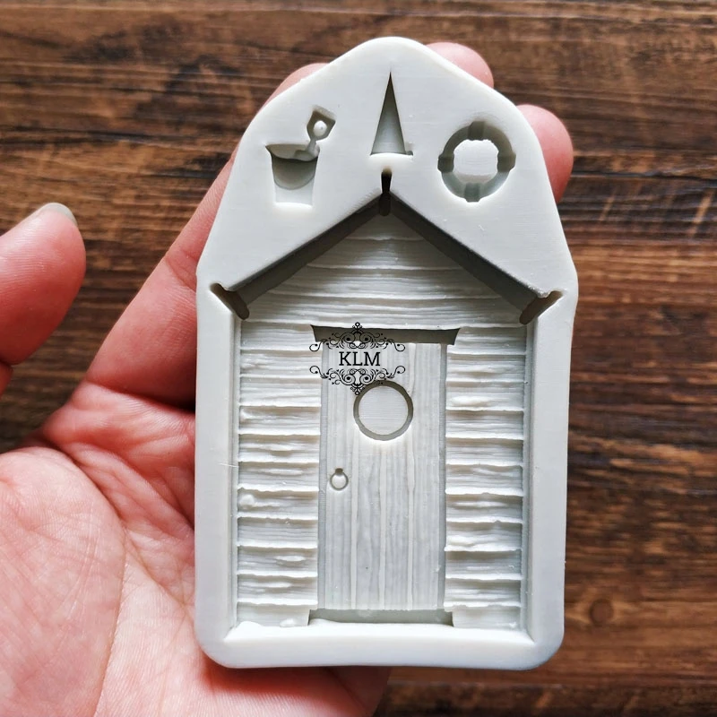 New cartoon wooden door silicone mold Chocolate candy tool DIY cake decoration mold
New cartoon wooden door silicone mold Chocolate candy tool DIY cake decoration mold