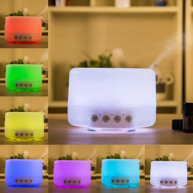 Household 500ML Portable Cool-Mist Air Humidifier Ultrasonic Aromatherapy Essential Oil Diffuser With 7 Colors Changing LED
Household 500ML Portable Cool-Mist Air Humidifier Ultrasonic Aromatherapy Essential Oil Diffuser With 7 Colors Changing LED