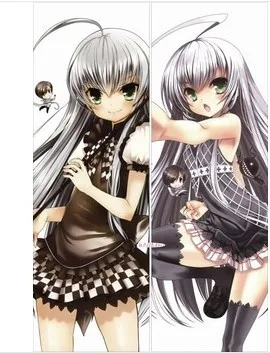 Free Shiping Anime Dakimakura: Nyarko-san: Another Crawling Chaos hugging pillow case (gray hair, mini skirt, dressed)
Free Shiping Anime Dakimakura: Nyarko-san: Another Crawling Chaos hugging pillow case (gray hair, mini skirt, dressed)