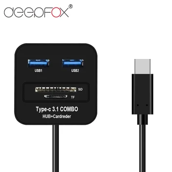 Type C USB-C Multiple 2 USB Port HUB TF SD Card Reader Adapter USB OTG Combo For Macbook Notebook
Type C USB-C Multiple 2 USB Port HUB TF SD Card Reader Adapter USB OTG Combo For Macbook Notebook