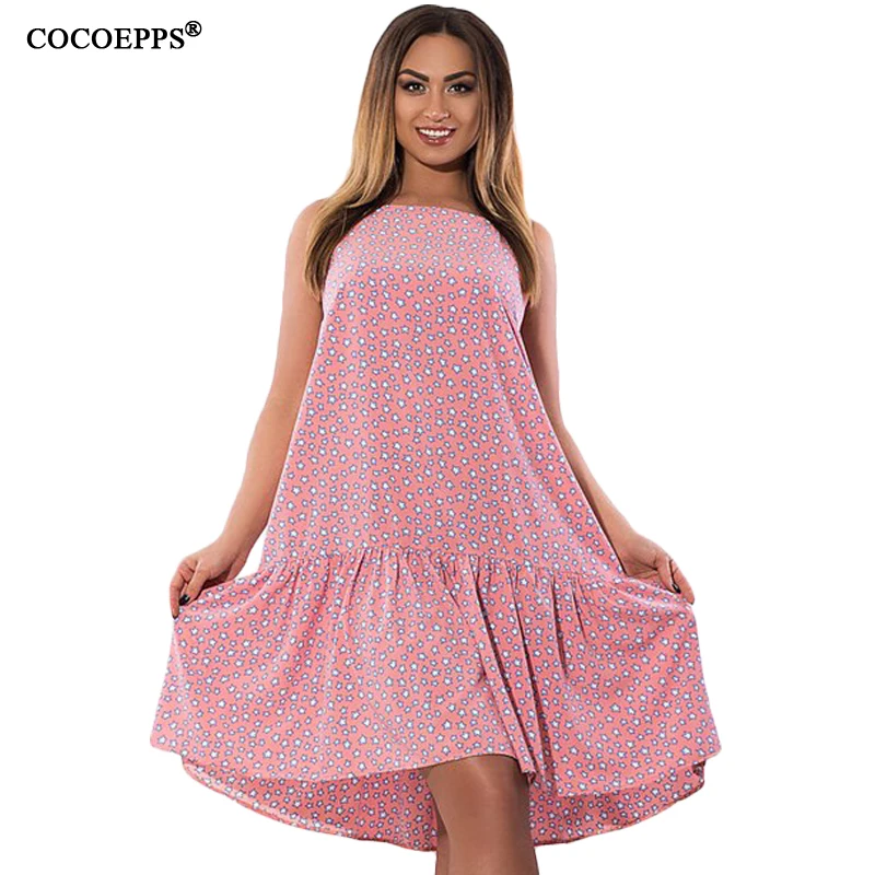 COCOEPPS New Cascading Ruffle Women Dress 2019 Big Size Floral Print Femme Spaghetti Strap Dresses Large Size 5XL 6XL Vestidos
COCOEPPS New Cascading Ruffle Women Dress 2019 Big Size Floral Print Femme Spaghetti Strap Dresses Large Size 5XL 6XL Vestidos
