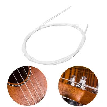 4pcs/set Guitar Strings White Nylon Plating Set Super Light Strings Replacement Part Universal for 21/23/26in Ukulele Guitar
4pcs/set Guitar Strings White Nylon Plating Set Super Light Strings Replacement Part Universal for 21/23/26in Ukulele Guitar