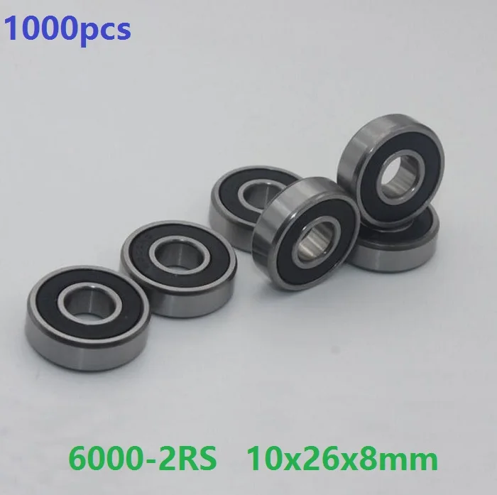 1000pcs/lot 6000RS 6000-2RS 6000 2RS RS 10*26*8mm Rubber sealed Deep Groove Ball bearing Shaft 10x26x8mm
1000pcs/lot 6000RS 6000-2RS 6000 2RS RS 10*26*8mm Rubber sealed Deep Groove Ball bearing Shaft 10x26x8mm