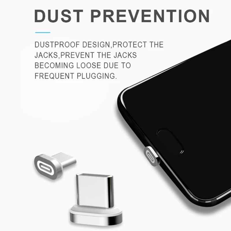 Fast Charger Magnetic Adapter For iPhone Android Type C Plug Micro USB 2.0 Connector Device to Micro USB C Cable
Fast Charger Magnetic Adapter For iPhone Android Type C Plug Micro USB 2.0 Connector Device to Micro USB C Cable