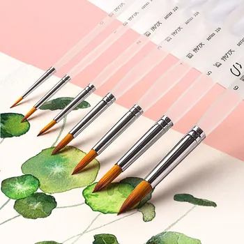 watercolor brush 7 pcs beginner hand painted paint pen pointed head nylon gouache painting adult special art professional tools
watercolor brush 7 pcs beginner hand painted paint pen pointed head nylon gouache painting adult special art professional tools