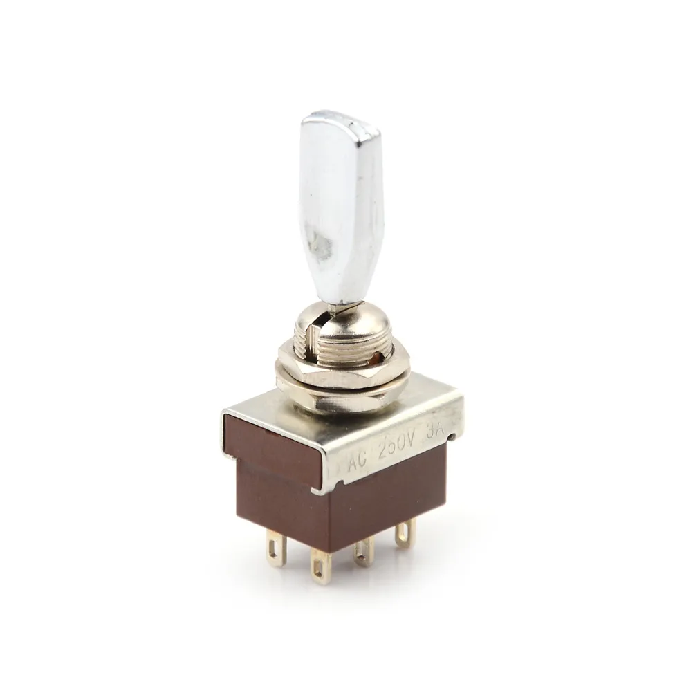 1pcs AC 250V 3A 3 Position ON/OFF/ON DPDT Flat Handle Toggle Switch KN3 203 KN3-203
1pcs AC 250V 3A 3 Position ON/OFF/ON DPDT Flat Handle Toggle Switch KN3 203 KN3-203