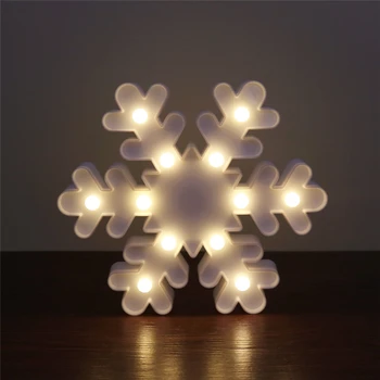 White Snowflake Sign 3D Marquee Figure Night Light Christmas Xmas LED Nightlight Desk Lamp For Kids Gift Decoration Props Gadget
White Snowflake Sign 3D Marquee Figure Night Light Christmas Xmas LED Nightlight Desk Lamp For Kids Gift Decoration Props Gadget